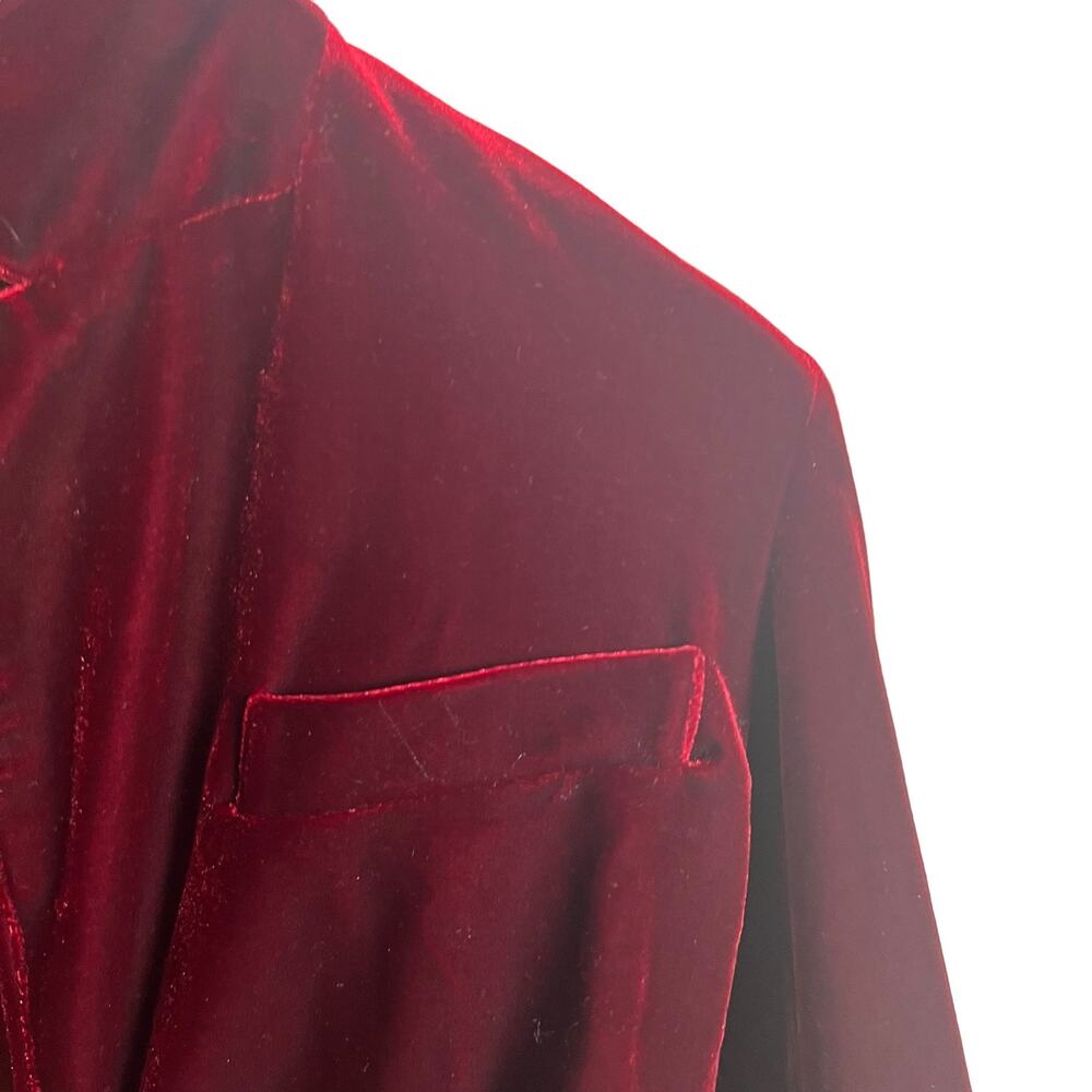 NICHOLAS Red Velvet Mini Dress - Picture 8 of 14